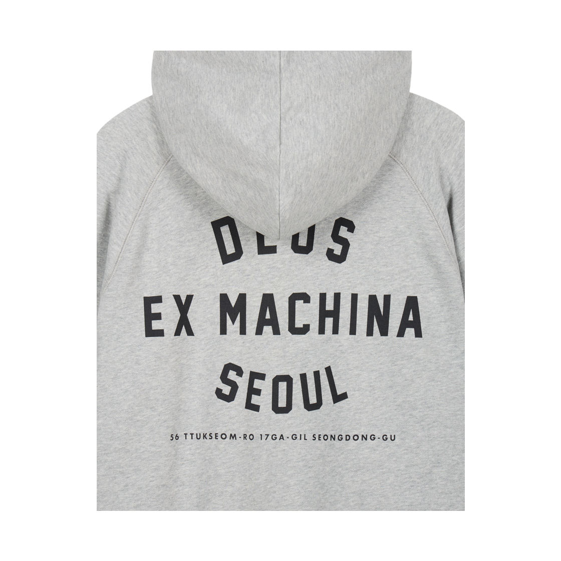 [6% 적립] 데우스 엑스 마키나 서울 컬리지 어드레스 후디 멜란지 그레이([6% 적립] Deus Ex Machina Seoul College Address Hoodie M/Grey) - 3