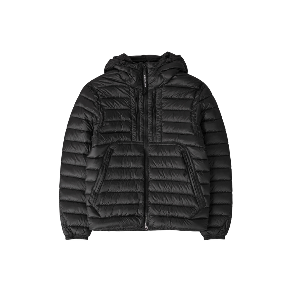 [20% 쿠폰] C.P. 컴퍼니 렌즈 와펜 DD 쉘 후드 경량패딩 자켓 블랙 - 26FW([20% 쿠폰] C.P. Company Lens Wappen DD Shell Hooded Lightweight Down Jacket Black - 26FW) - 2