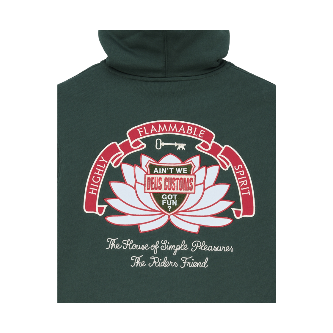 [6% 적립] 데우스 엑스 마키나 세이크리드 크레스트 집 후디 그린([6% 적립] Deus Ex Machina Sacred Crest Zip Hoodie Green) - 4