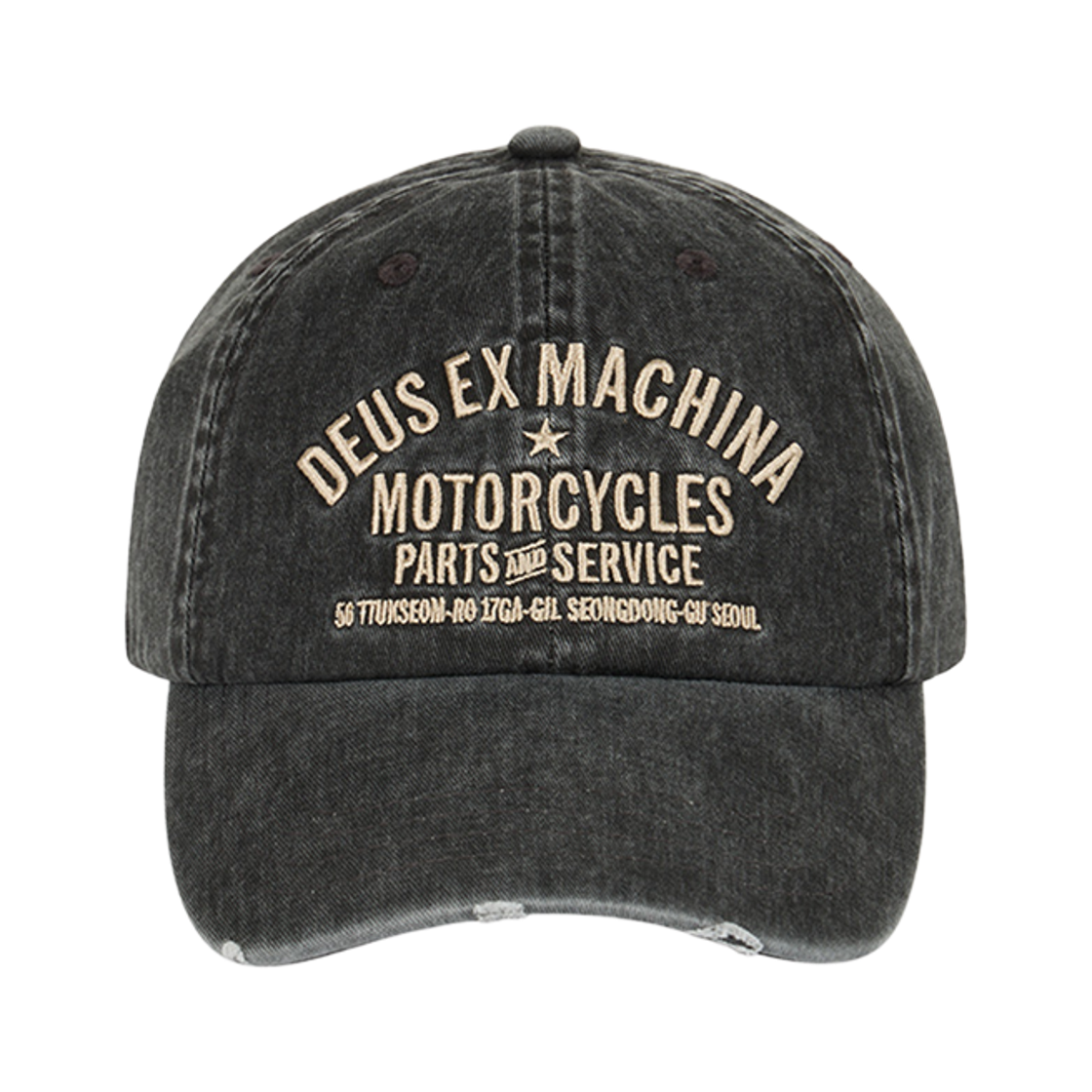 [6% 적립] 데우스 엑스 마키나 다이드 서울 오리지널 어드레스 캡 블랙([6% 적립] Deus Ex Machina Dyed Seoul Original Address Cap Black) - 2