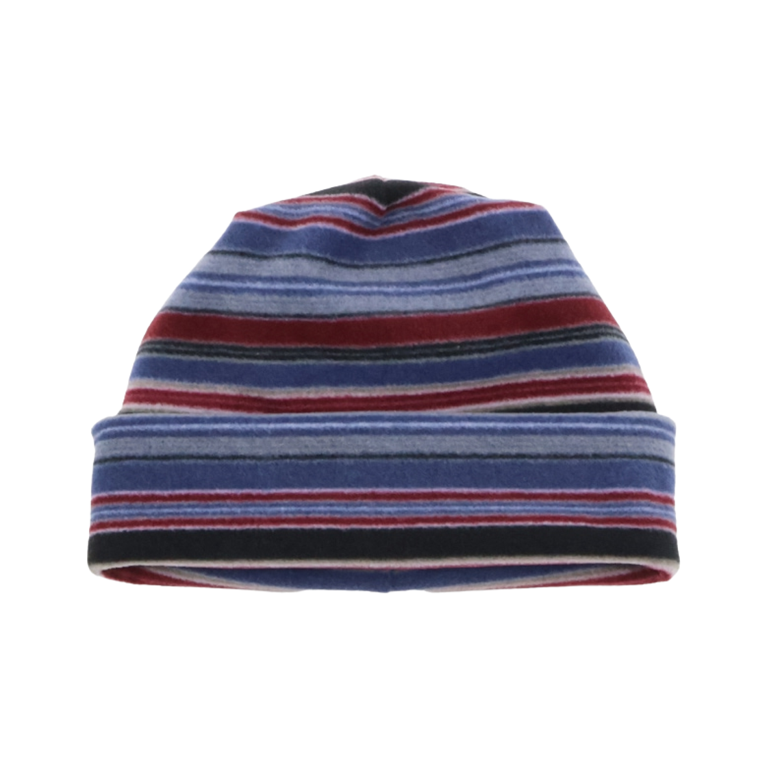 26FW52006 Kikozy Stripe Fleece Beanie_Blue