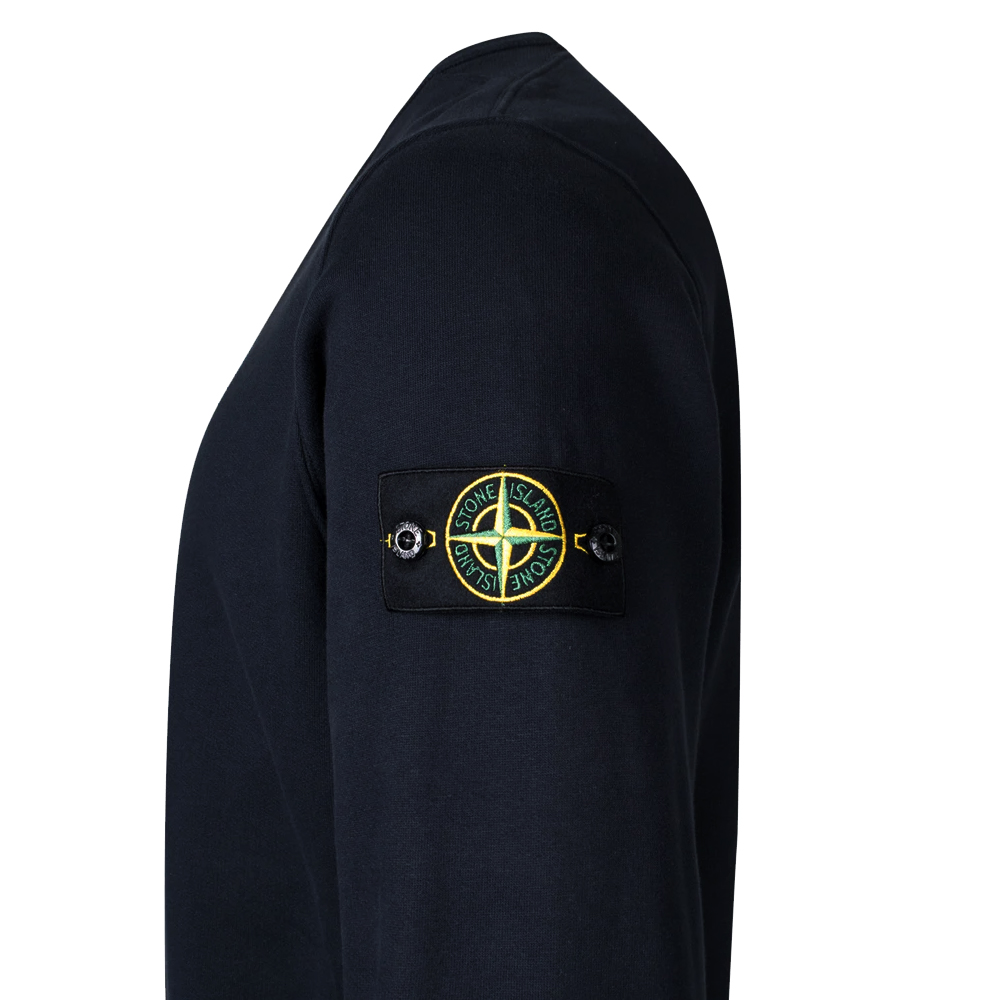 [20% 쿠폰] 스톤 아일랜드 패치 기모 맨투맨 네이비 - 25FW([20% 쿠폰] Stone Island Patch Fleece-lined Sweatshirt Navy - 25FW) - 4