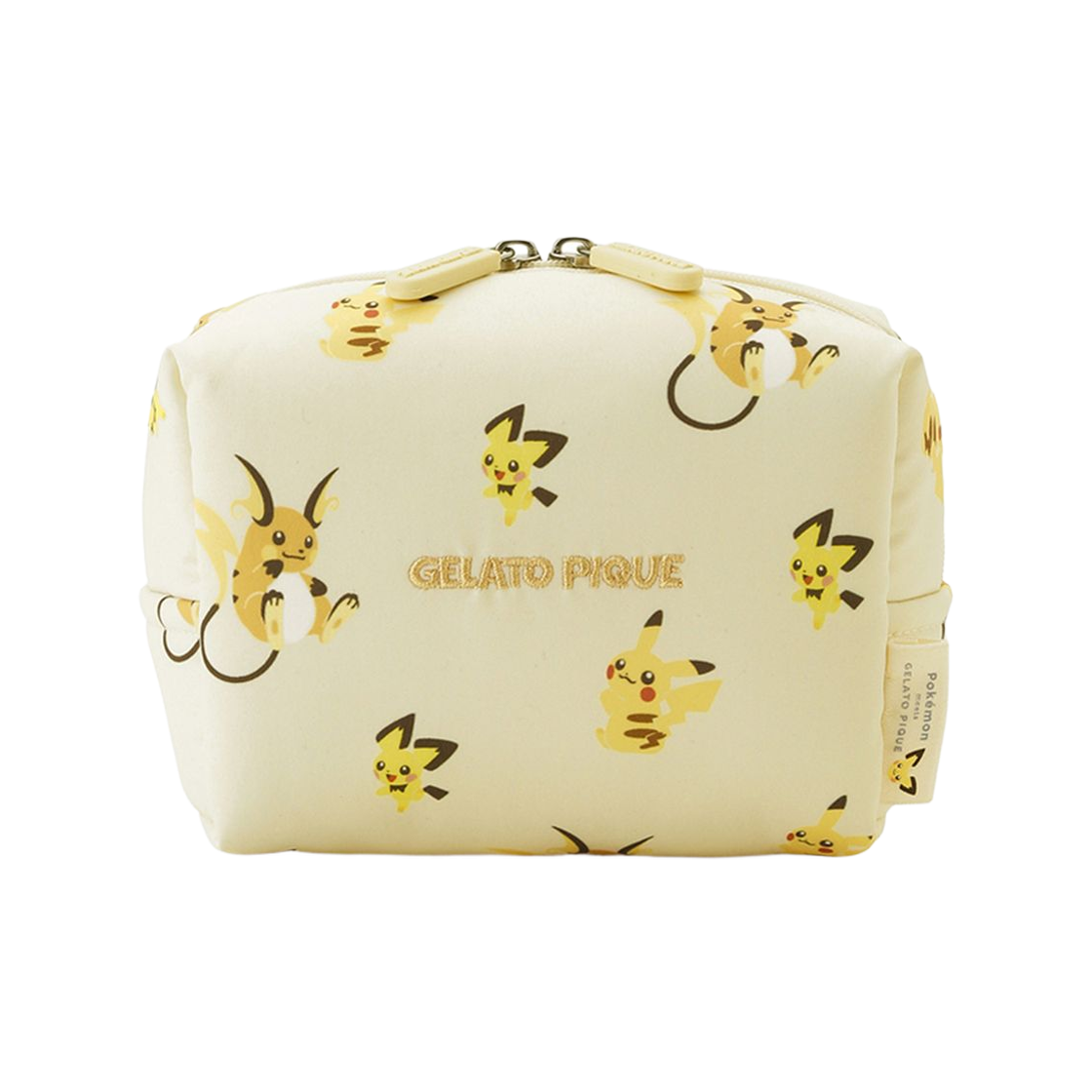 포켓몬 x 젤라또 피케 패턴 파우치 옐로우(Pokemon x Gelato Pique Pattern Pouch Yellow)