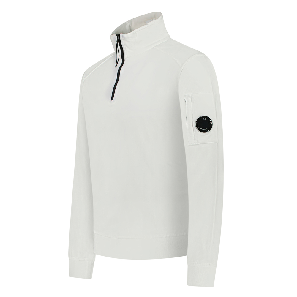 [20% 쿠폰] C.P. 컴퍼니 로고 하프집업 맨투맨 - 24FW([20% 쿠폰] C.P. Company Logo Half Zip Sweatshirt - 24FW) - 4