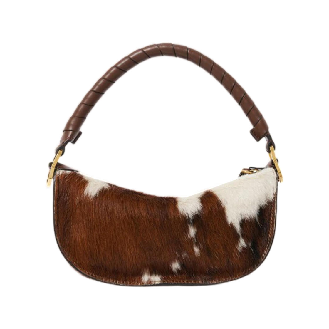 끌로에 미니 마르씨 숄더백 헤어 온 레더 초콜릿(Chloe Mini Marcie Shoulder Bag in Hair On Leather Chocolate) - 3