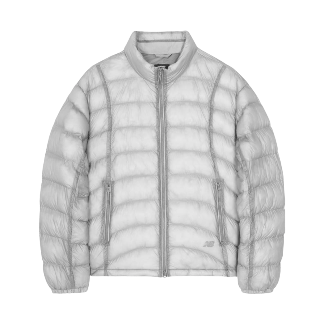 NBNQG41903-16 New Balance Flying 77 Superlight Stand Neck Lightweight Padding Jacket Light Grey