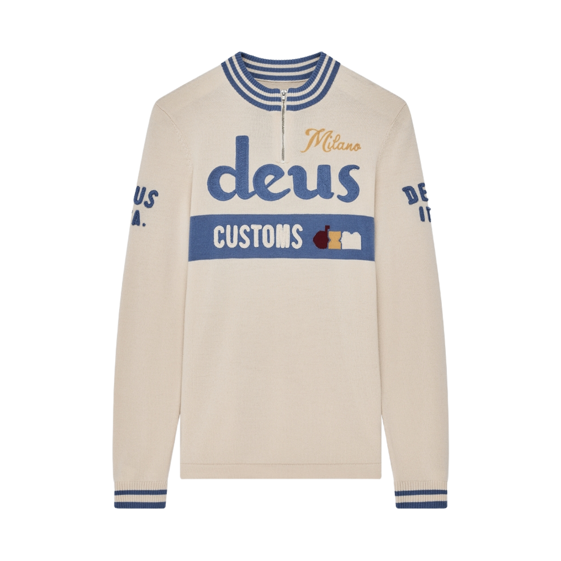 D264UKT748012 [6% 적립] Deus Ex Machina Henzen LS Knit Jersey Ivory