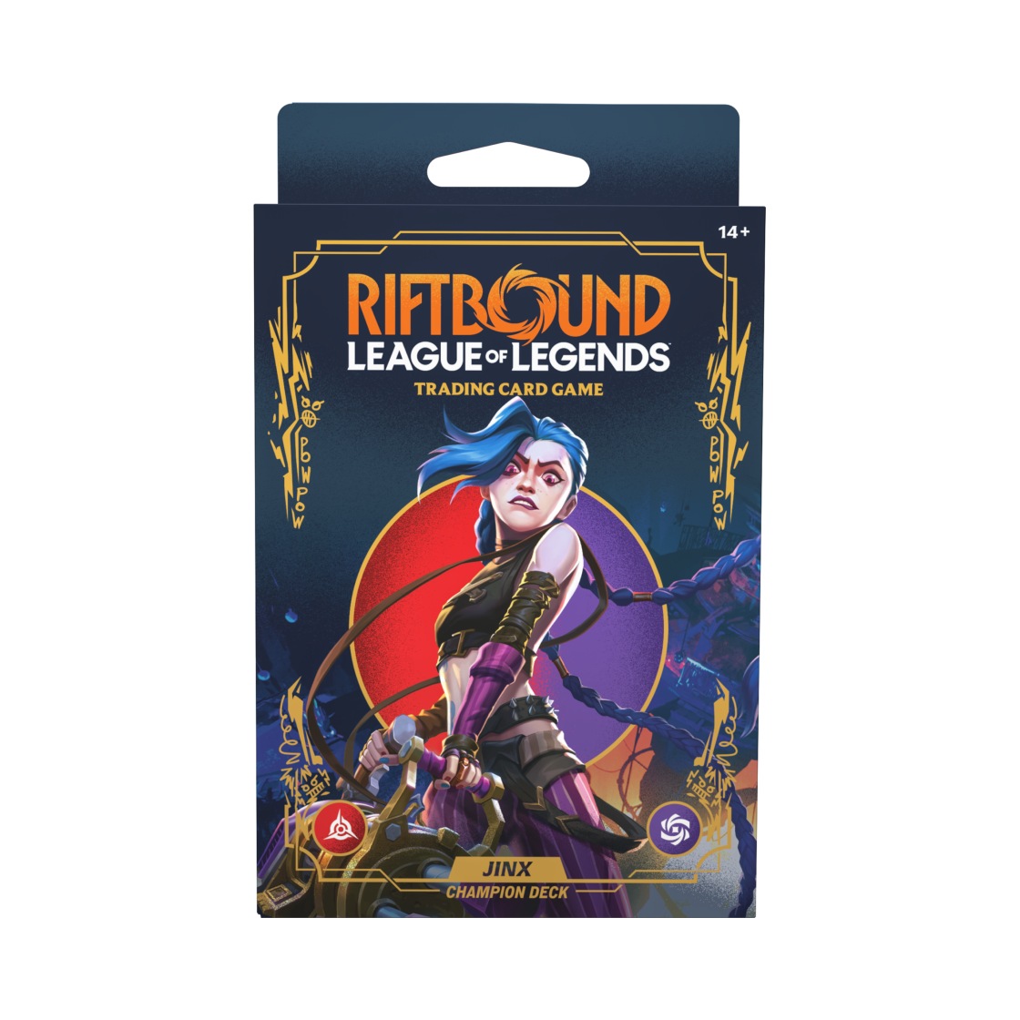 리프트바운드 오리진 징크스 챔피언 덱 박스 (영문판)(Riftbound Origins Champion Deck Jinx Box (English Ver.)) - 1