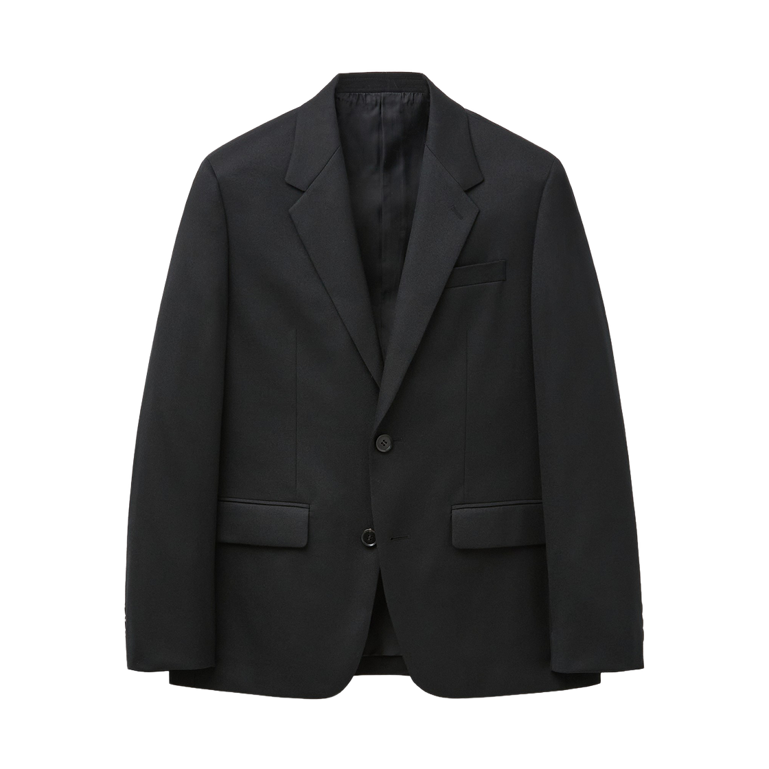 커스텀멜로우 레귤러핏 울 셋업 자켓 블랙(Customellow Regular-Fit Wool Set-Up Jacket Black) - 1