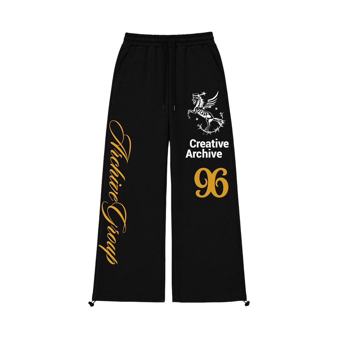 벤힛 VH CIRCLE 스웻팬츠 블랙(Venhit VH CIRCLE Sweatpants Black) - 2