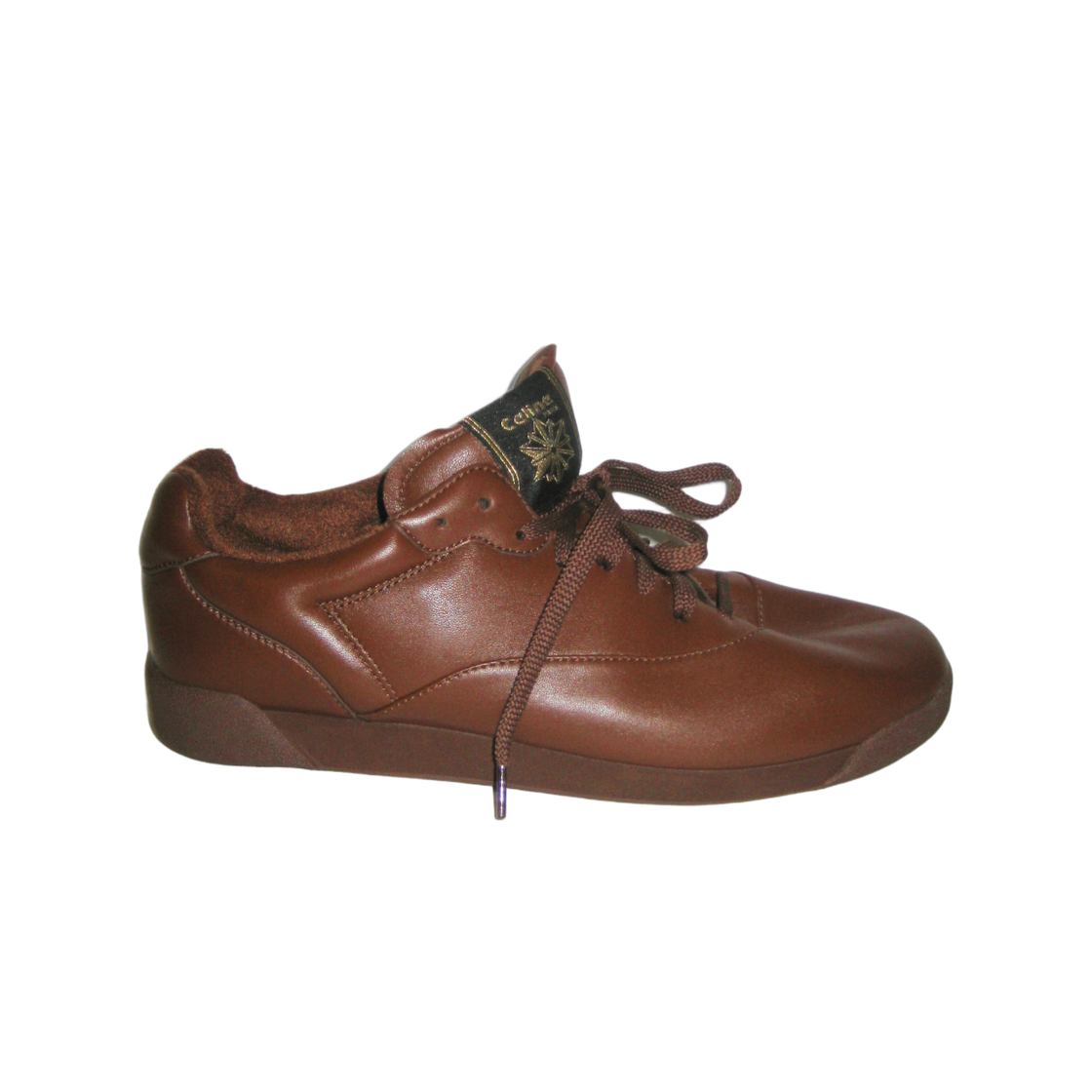369405533C-19DK Celine x Reebok Lambskin Freestyle Lo Dark Brown