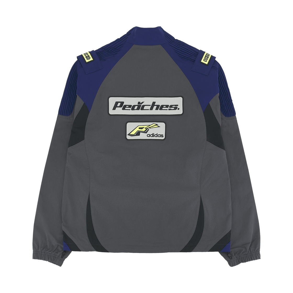 아디다스 x 피치스 레이싱 자켓 그레이 파이브 - KR 사이즈(Adidas x Peaches Racing Jacket Grey Five - KR Sizing) - 2