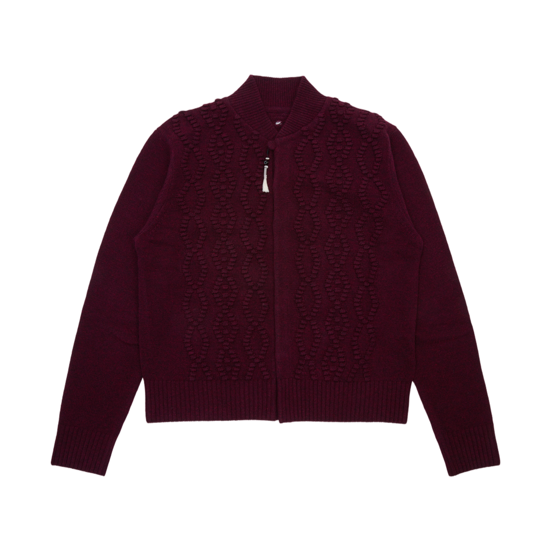 BP01FWKT0702BU Ader Error Cardigan Product. 38 Burgundy