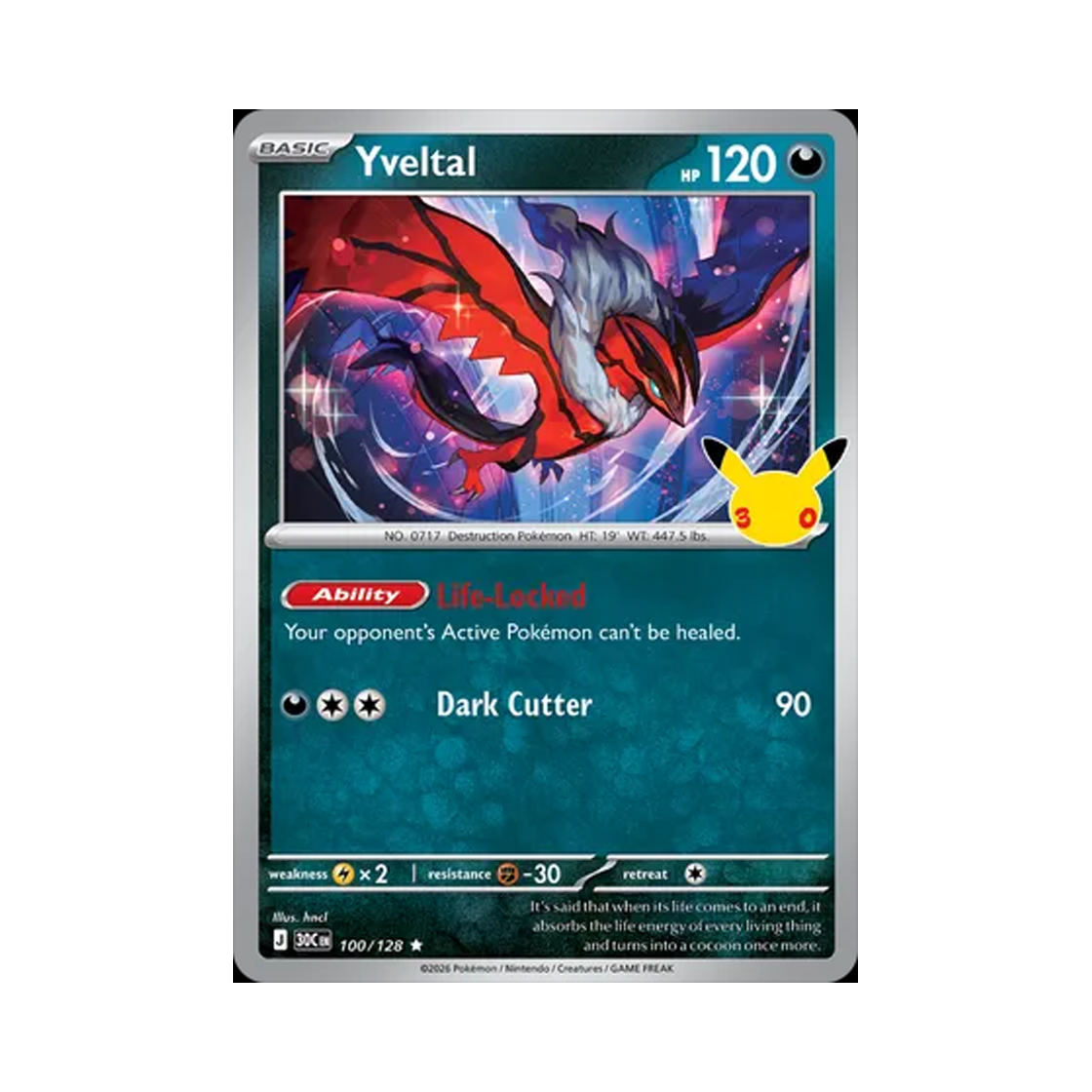 포켓몬 TCG 이벨타르 R 30주년 기념 (영문판)(Pokemon TCG Yveltal R 30th Celebration (English Ver.)) - 1