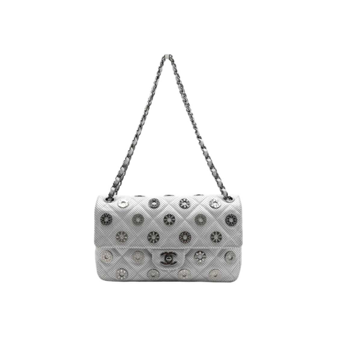 ITVG78FF55AG Chanel Cruise Paris Dubai Collection Medal Flap Shoulder Bag
