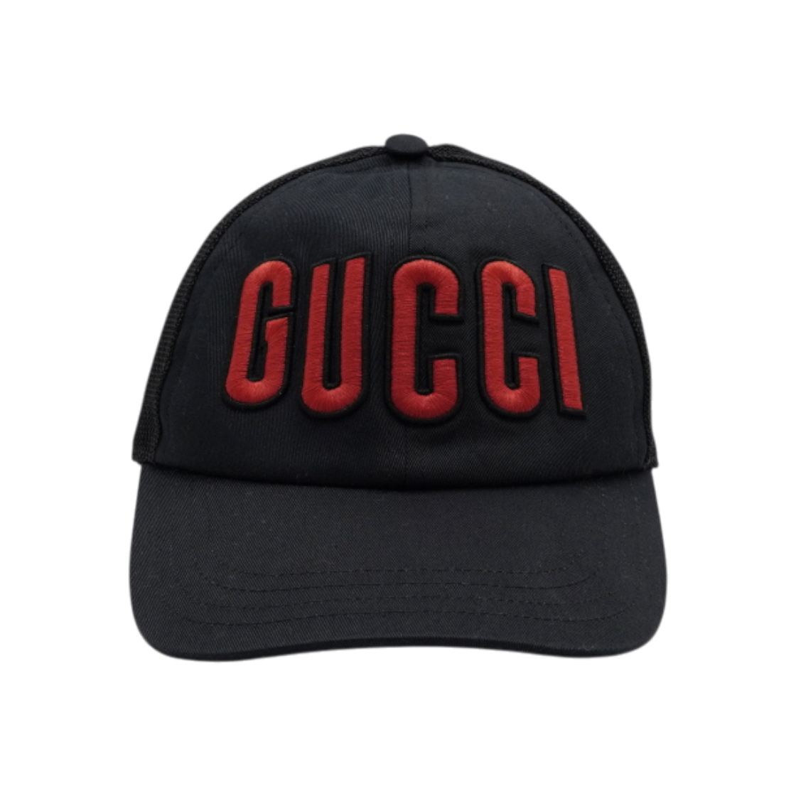 ITPMRKM372JQ Gucci Black Patch Baseball Cap