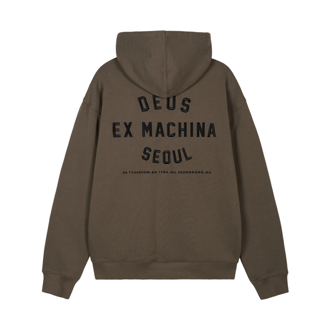[6% 적립] 데우스 엑스 마키나 서울 컬리지 어드레스 집 후디 올리브([6% 적립] Deus Ex Machina Seoul College Address Zip Hoodie Olive)
