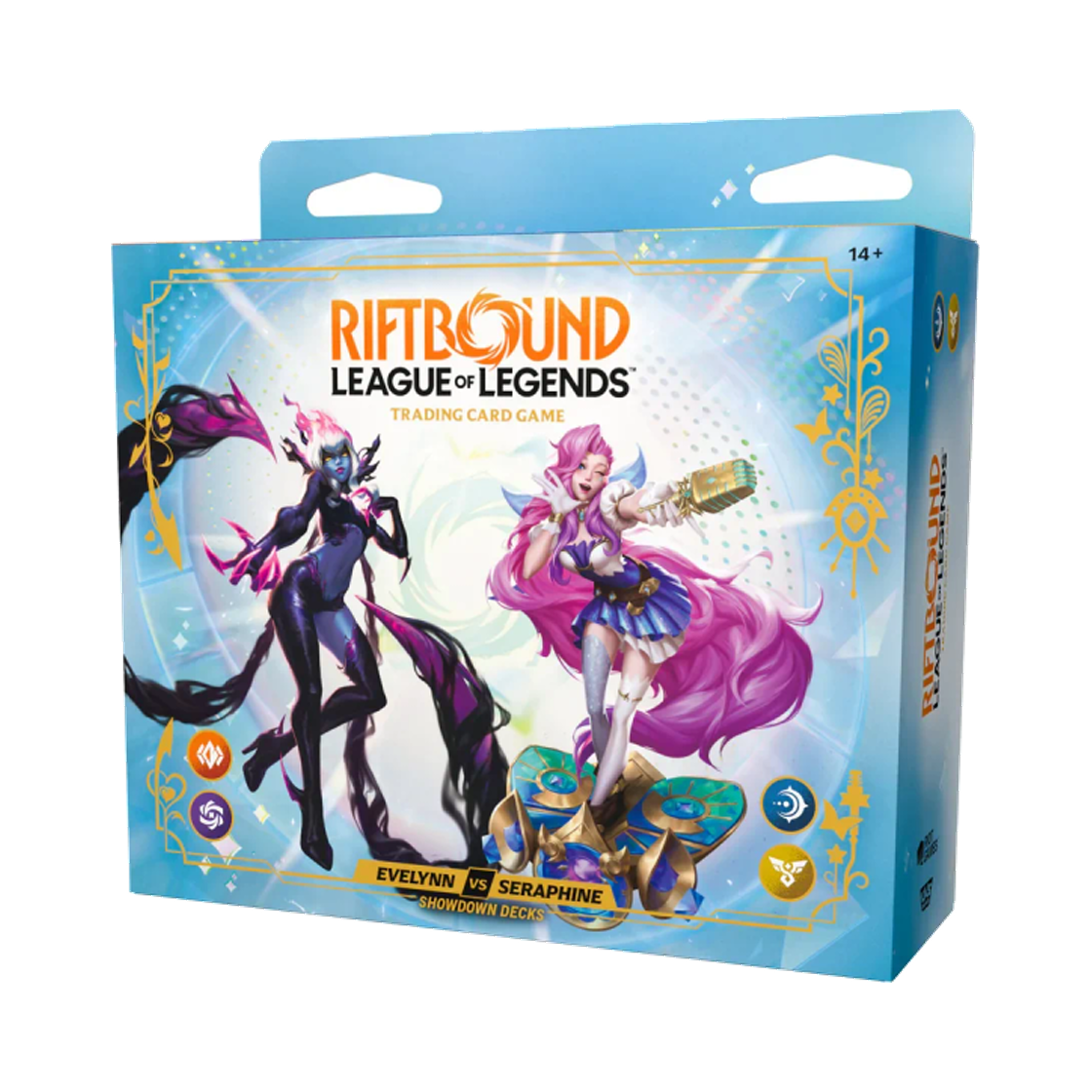리프트바운드 레디언스 세라핀 vs 이블린 쇼다운 덱 박스 (영문판)(Riftbound Radiance Seraphine vs Evelynn Showdown Deck Box (English Ver.)) - 1