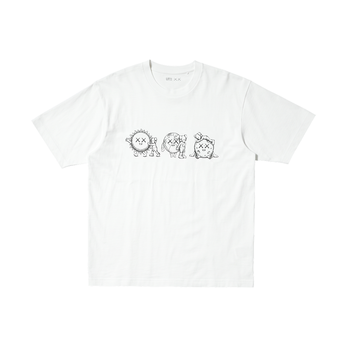 493511-00 Uniqlo UT x Kaws Universe Graphic T-Shirt White