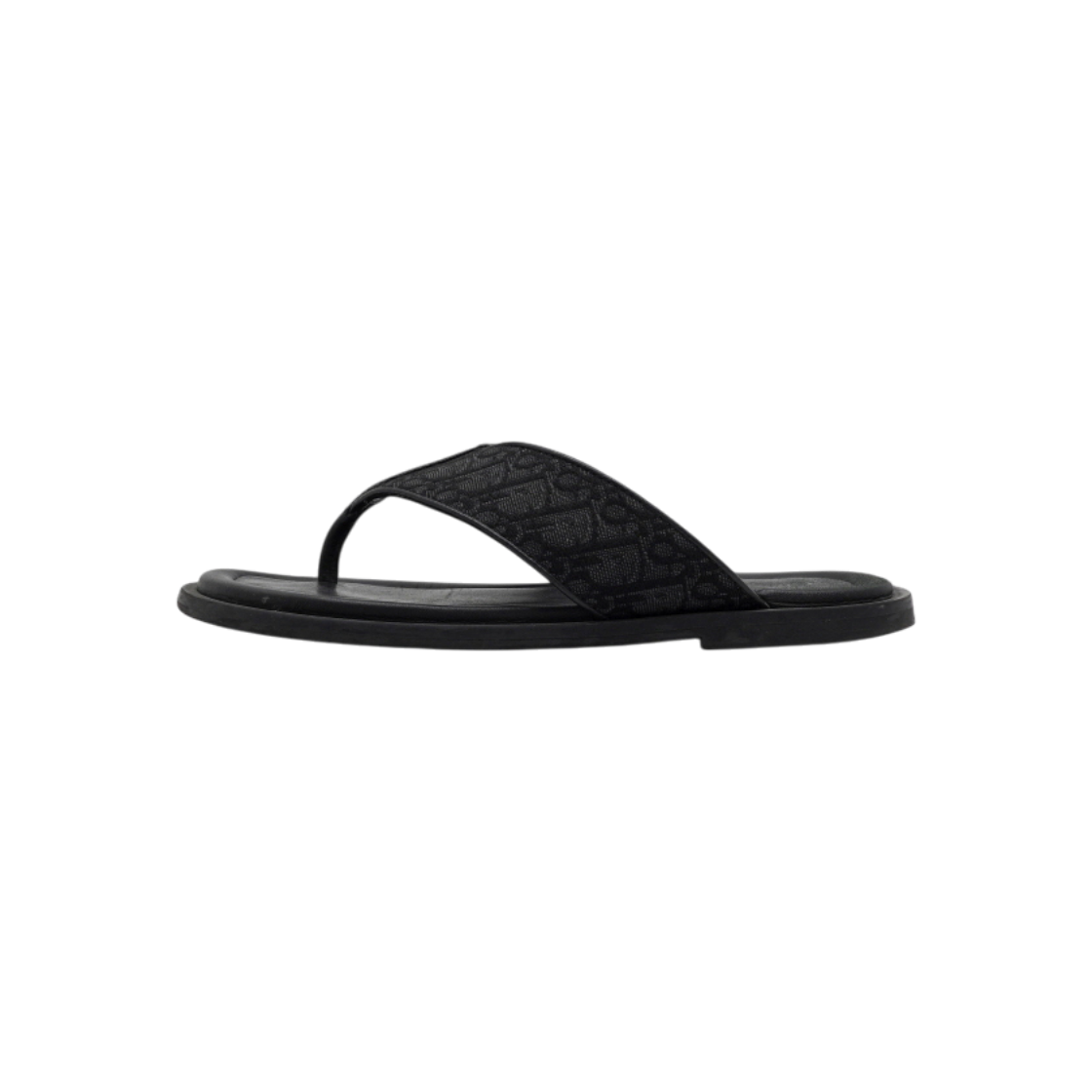 ITUP6FCR7N2A Dior Oblique Jacquard Black Alias Men Sandals