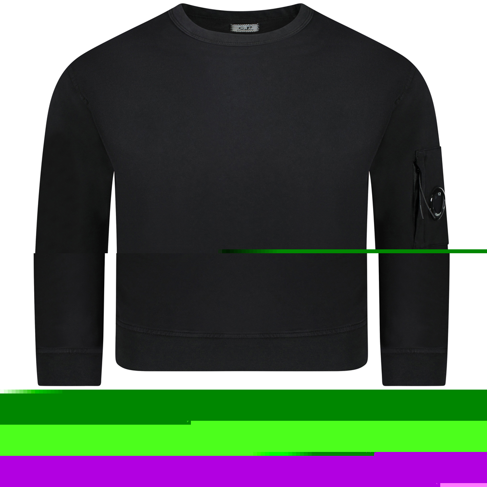 [20% 쿠폰] C.P. 컴퍼니 로고 와펜 맨투맨 블랙 - 24FW([20% 쿠폰] C.P. Company Logo Wappen Sweatshirt Black - 24FW) - 2