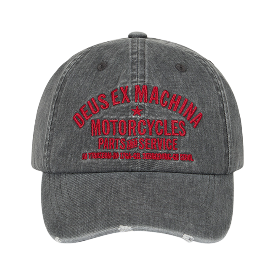 [6% 적립] 데우스 엑스 마키나 다이드 서울 오리지널 어드레스 캡 차콜([6% 적립] Deus Ex Machina Dyed Seoul Original Address Cap Charcoal) - 2
