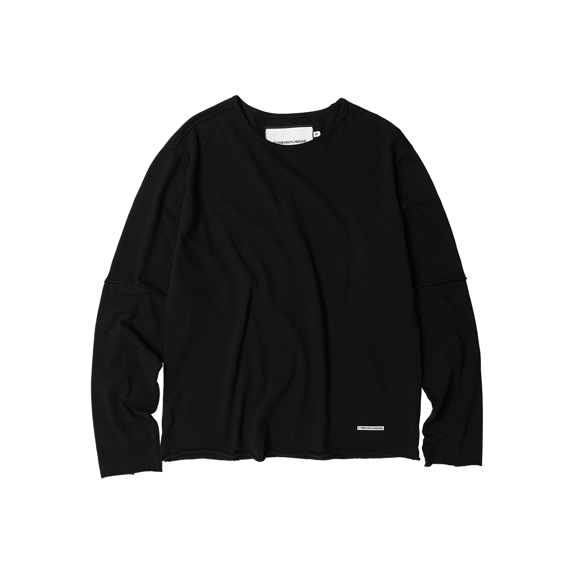 VH2FFUT553ABK Thevinylhouse Cut-Off Layered Ls Tee Black