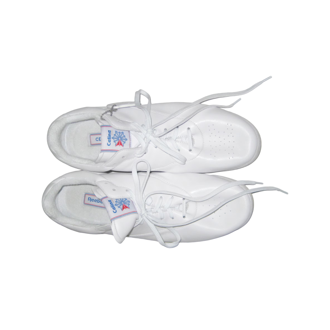 (W) 셀린느 x 리복 램스킨 프리스타일 로 옵틱 화이트((W) Celine x Reebok Lambskin Freestyle Lo Optic White) - 2