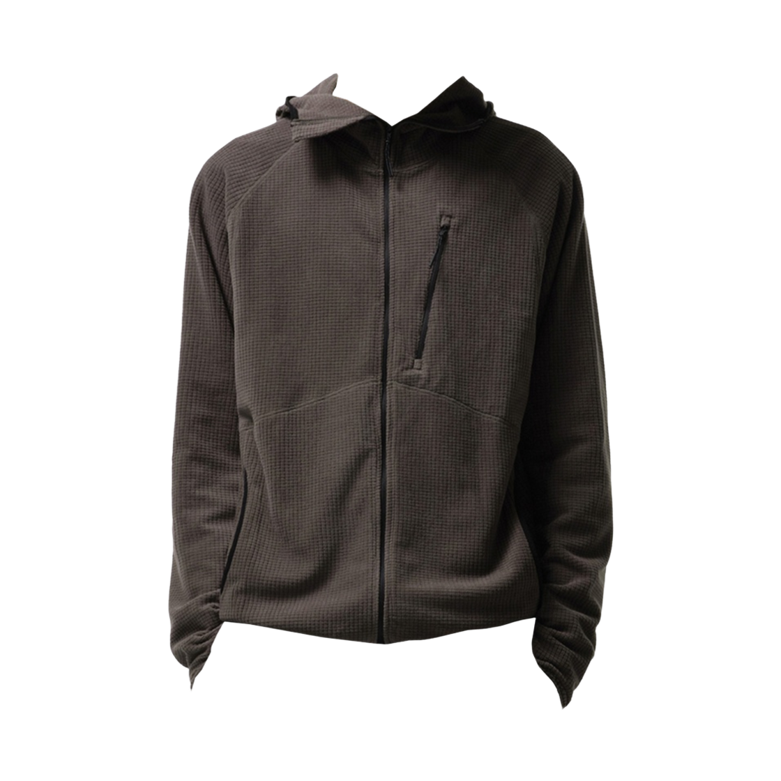 무신사 스탠다드 시티 레저 그리드 폴라 플리스 바라클라바 후드 집업 머드 그레이(Musinsa Standard City Leisure Grid Polar Fleece Balaclava Hooded Zip Up Mud Grey)