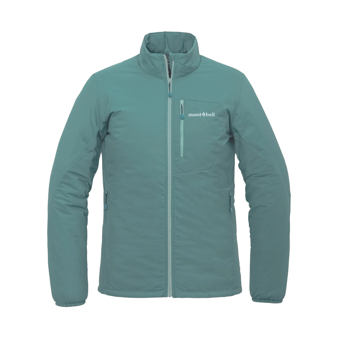 2301438 (W) Montbell EX Light Thermawrap Jacket Blue Green 1