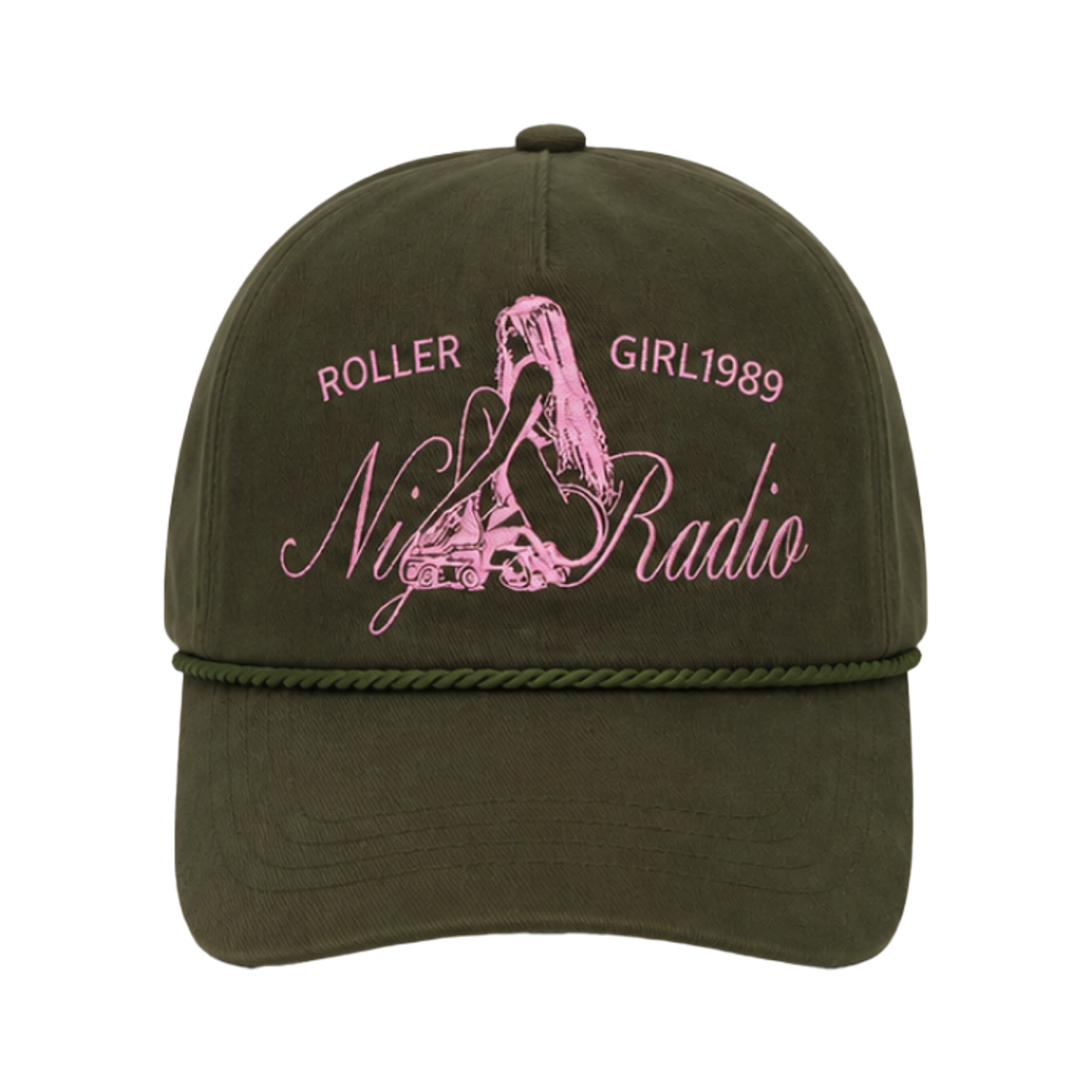 26FW52004 Kikozy Roller Girl Cap_Khaki