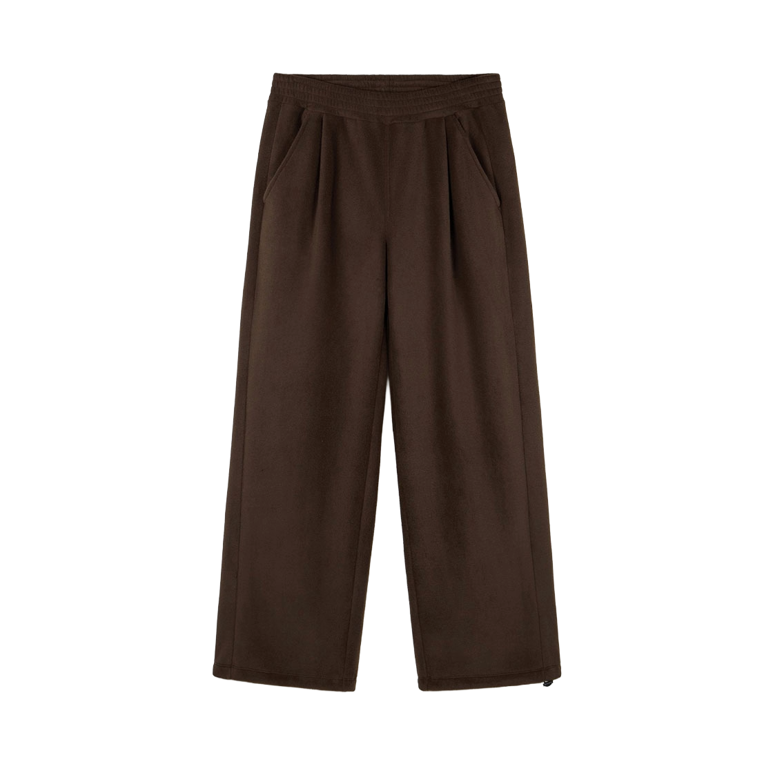 티엔지티 우먼 플리스 와이드 레그 팬츠 브라운(TNGT W Fleece Wide-Leg Pants Brown)