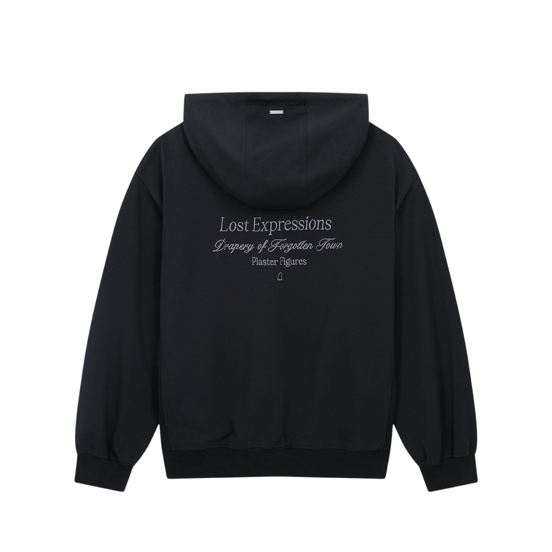 지오송지오 셈블런스 슬로건 후드 블랙 ZI5TS805BK(ZIOSONGZIO SEMBLANCE Slogan Hood Black) - 1
