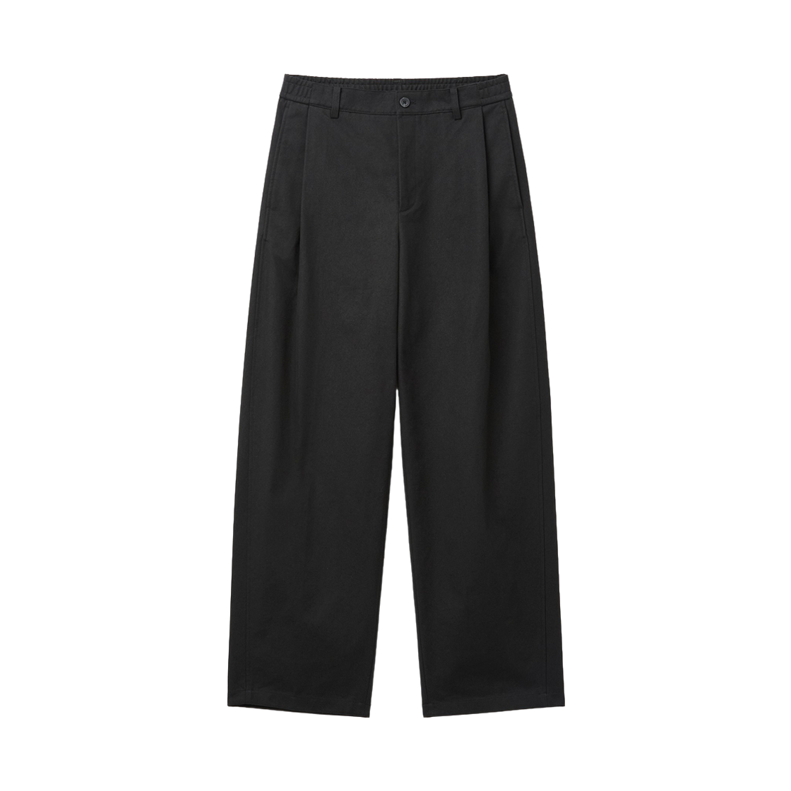 커스텀멜로우 트위스트 코튼 팬츠 블랙(Customellow Twisted Cotton Pants Black)