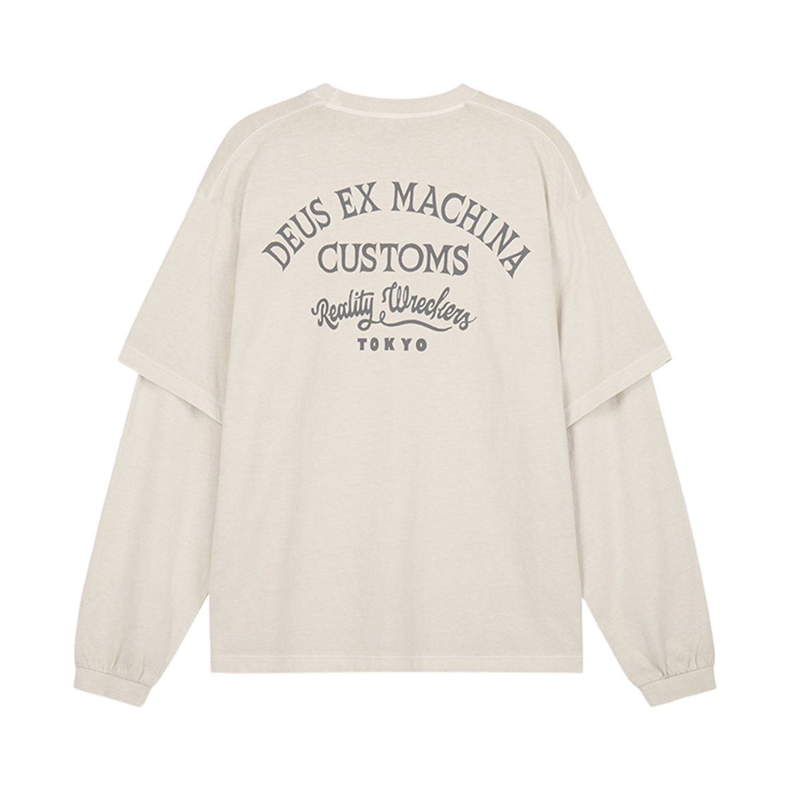 [6% 적립] 데우스 엑스 마키나 마스든 레이어드 롱슬리브 티셔츠 베이지([6% 적립] Deus Ex Machina Marsden Layered Ls Tee Beige) - 2