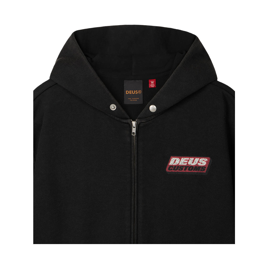 [6% 적립] 데우스 엑스 마키나 그래픽 집 후디 블랙([6% 적립] Deus Ex Machina Graphic Zip Hoodie Black) - 3