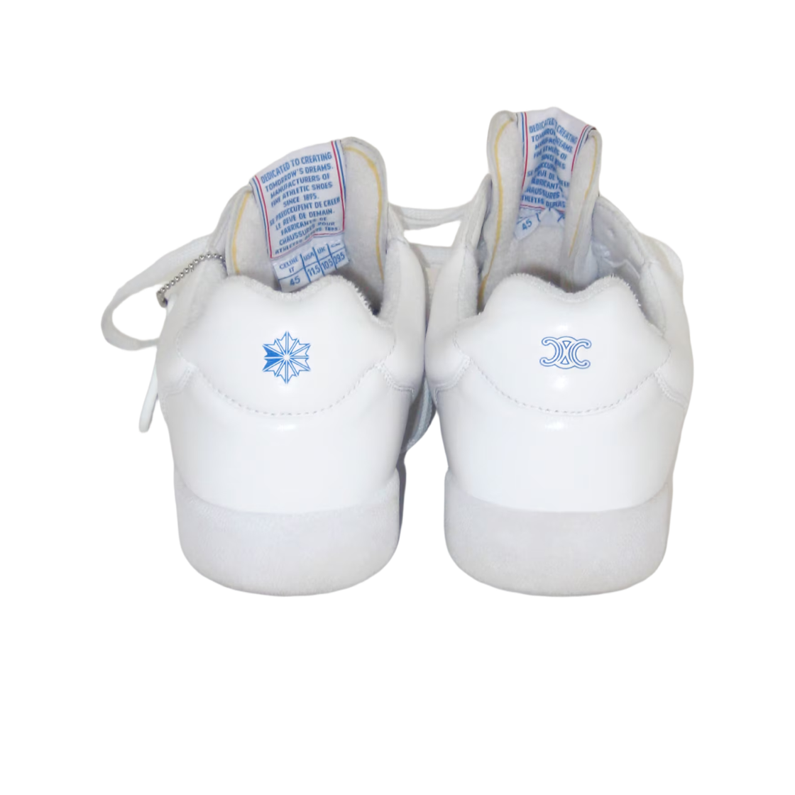 (W) 셀린느 x 리복 램스킨 프리스타일 로 옵틱 화이트((W) Celine x Reebok Lambskin Freestyle Lo Optic White) - 3