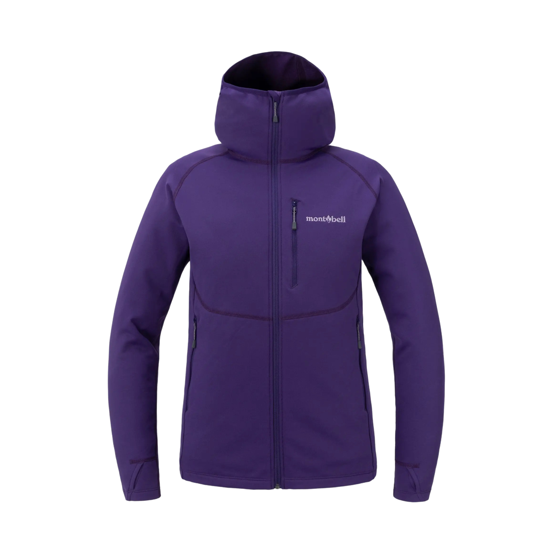 2306201 (W) Montbell Trail Action Hooded Jacket Purple