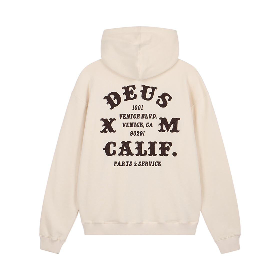 D263UZH230012 [6% 적립] Deus Ex Machina Quick Strike Zip Hoodie Ivory