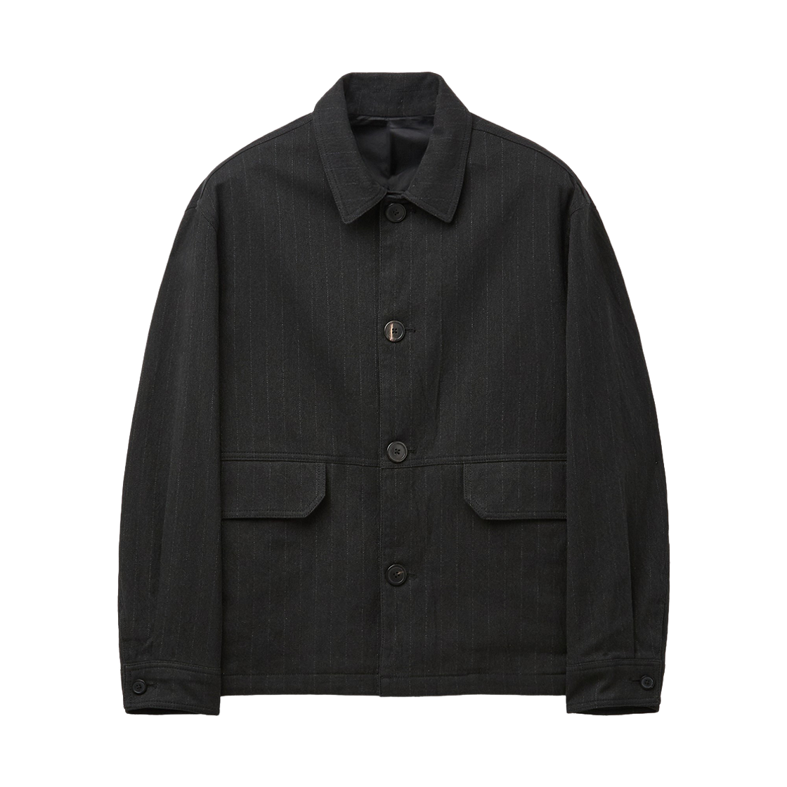 커스텀멜로우 핀스트라이프 자켓 다크 그레이(Customellow Pinstripe Jacket Dark Gray)
