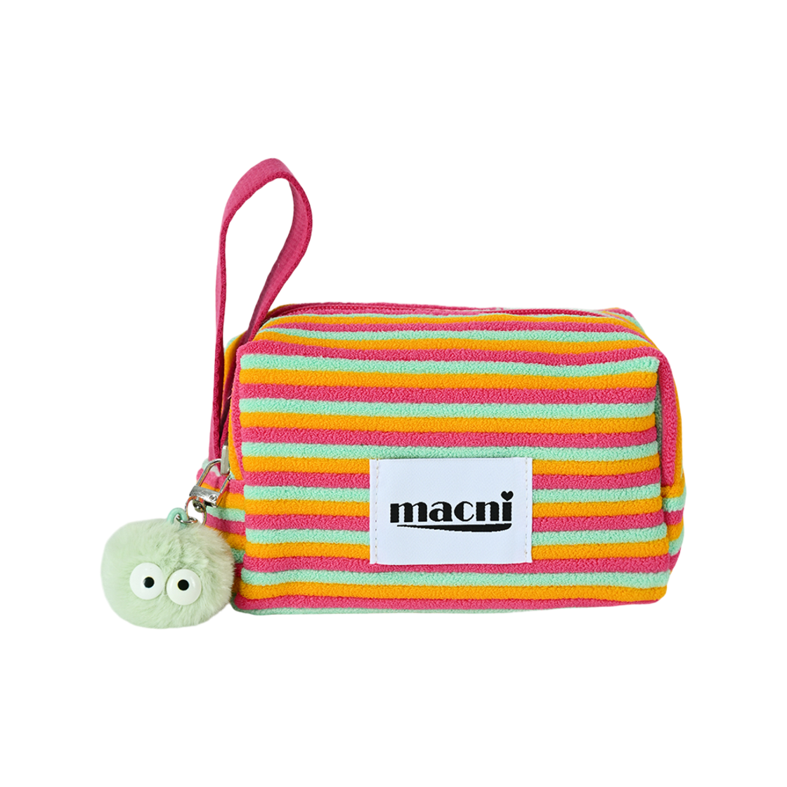 마크니 네모 브레드 파우치 스트라이프 핑크(MACNI Nemo Bread Pouch Stripe Pink)