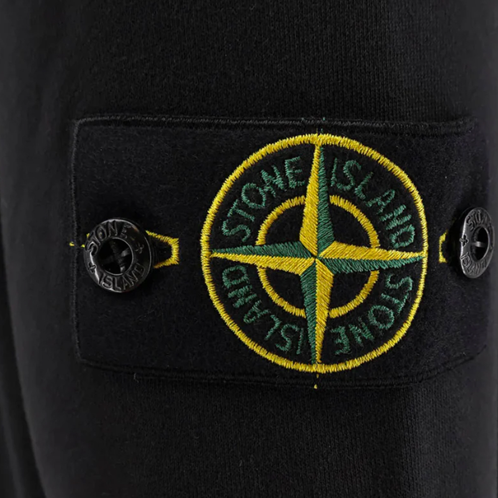 [20% 쿠폰] 스톤 아일랜드 맨투맨 블랙 - 26SS([20% 쿠폰] Stone Island Sweatshirt Black - 26SS) - 4