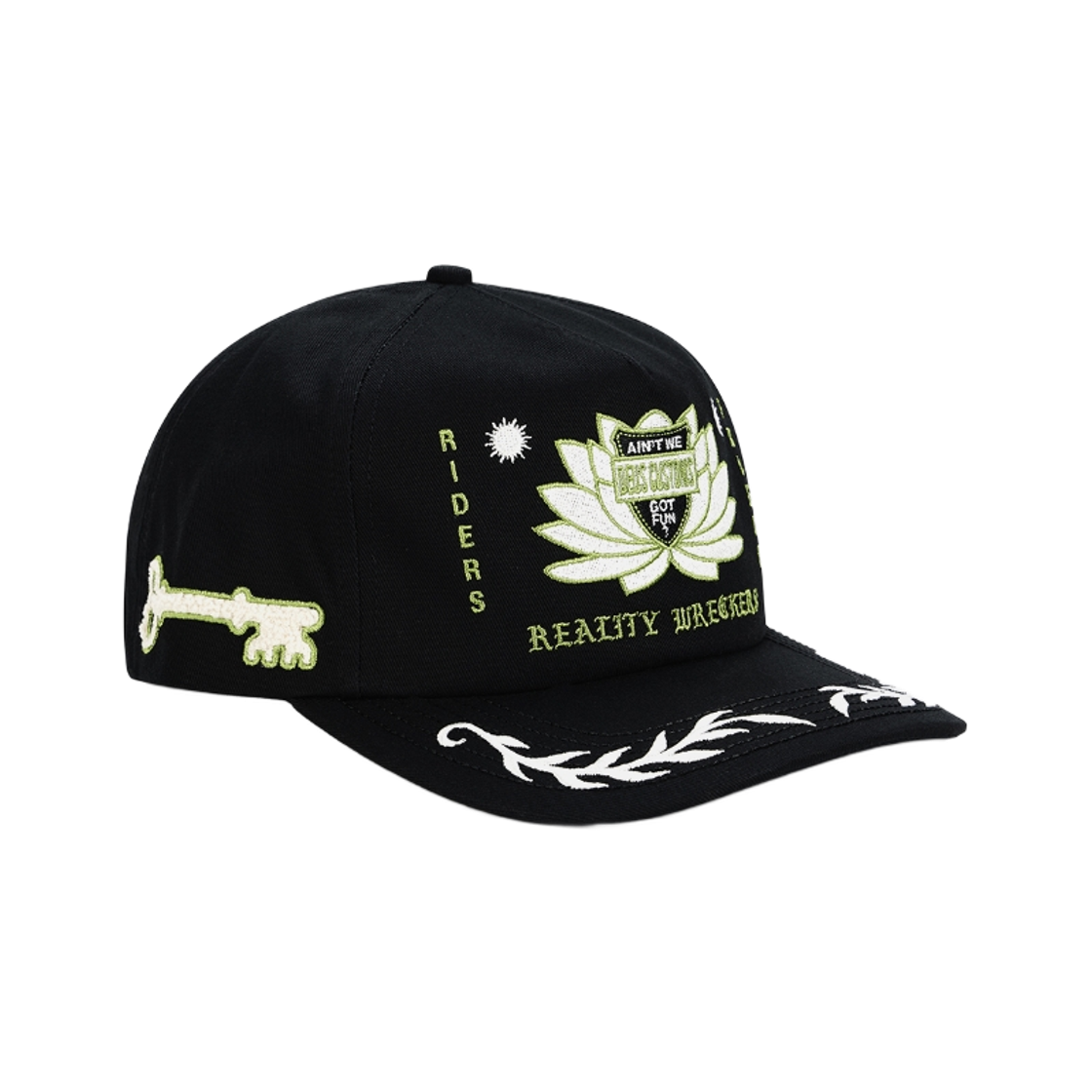 D263UHA326099 [6% 적립] Deus Ex Machina Sacred Crest Cap Black
