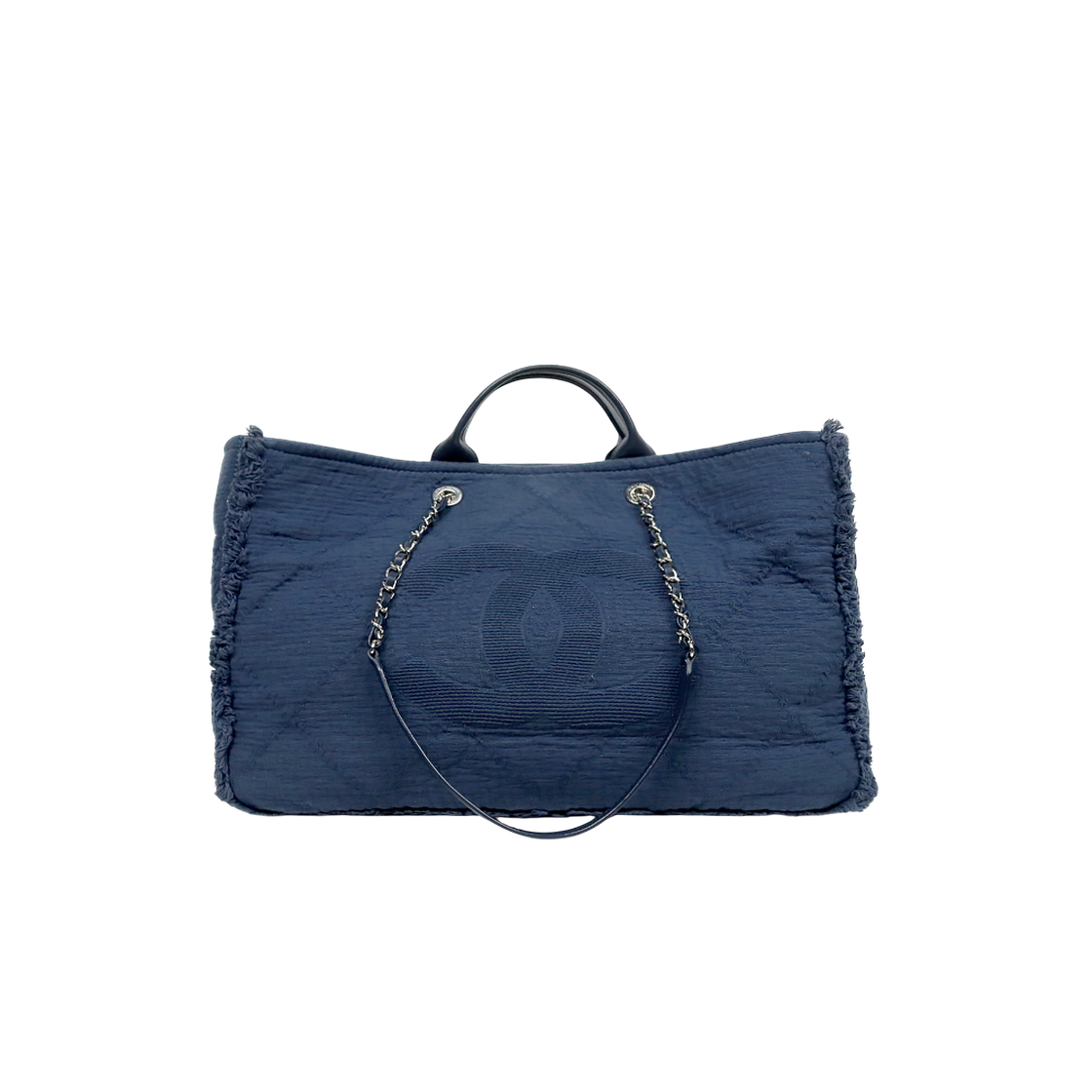 IT6SUTMLVTL2 Chanel Denim Deauville Shoulder Bag