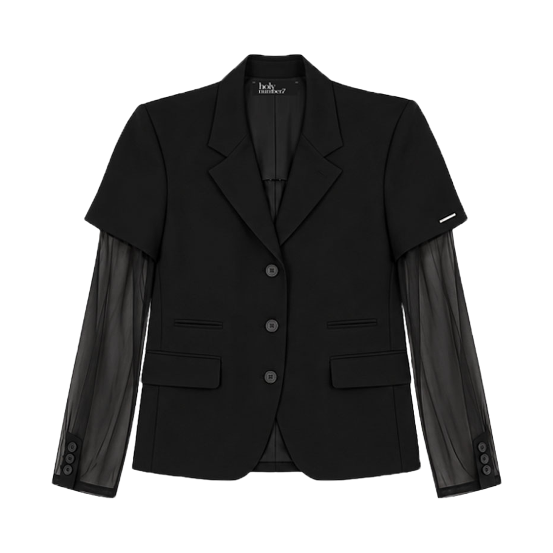7JA2FC01USB000 Holy Number 7 Layered Double Sleeve Jacket