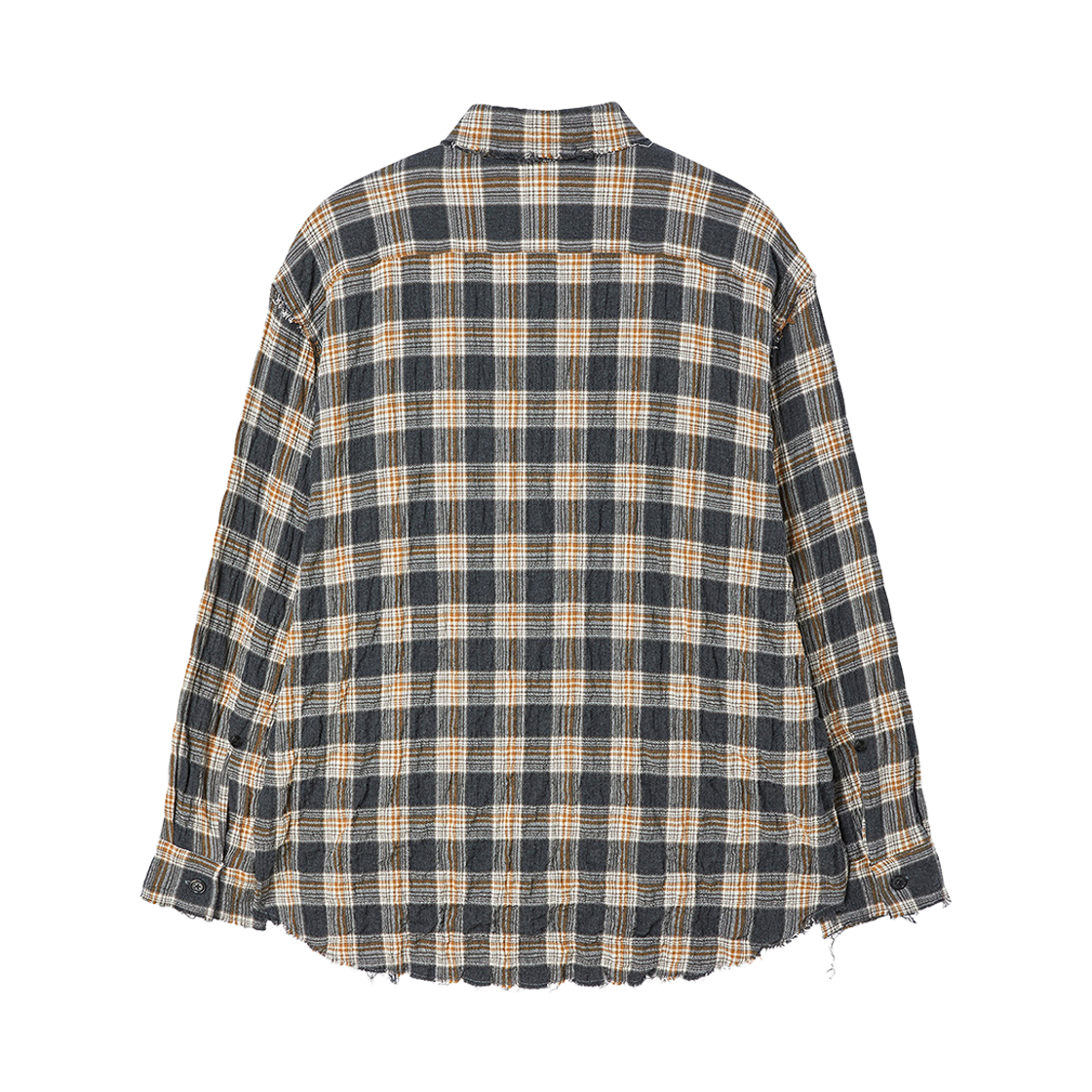 엔 아카이브 컷팅 디테일 체크 셔츠 멀티(N ARCHIVE Cutting Detail Check Shirts Multi) - 2