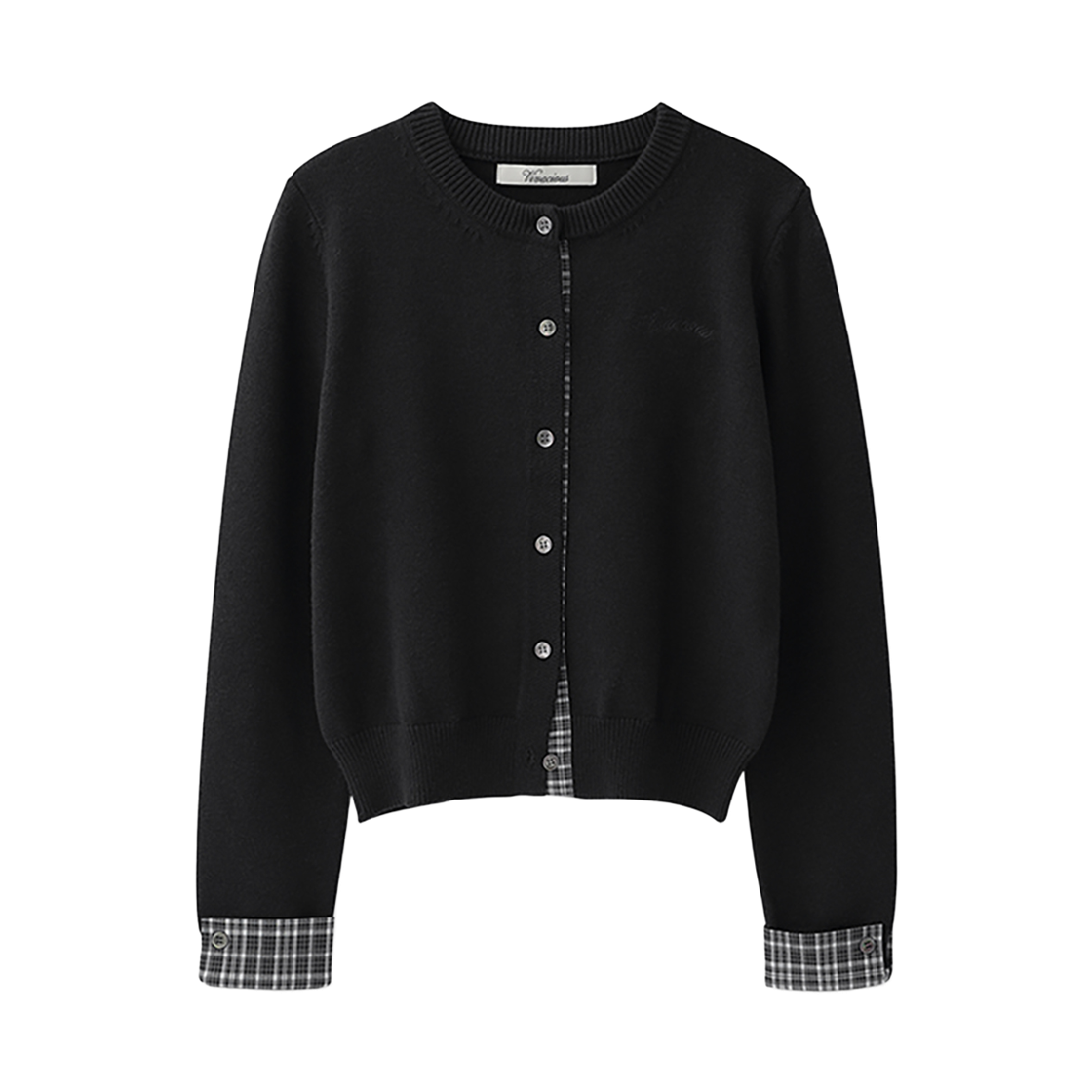 VV63KN05BK VIVACIOUS Fate Check Knit CD BLACK