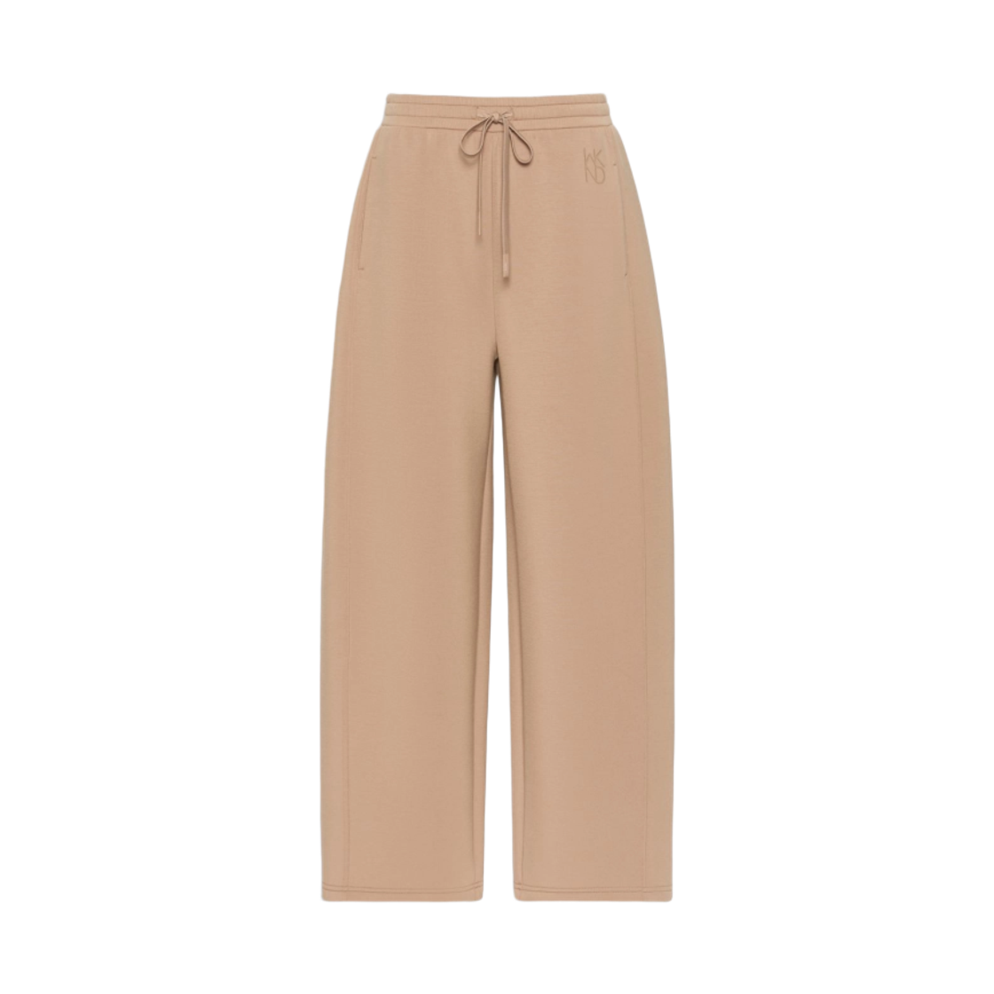 GETTO-003 (W) Weekend Max Mara Getto Scuba Jersey Barrel Leg Trousers Tobacco