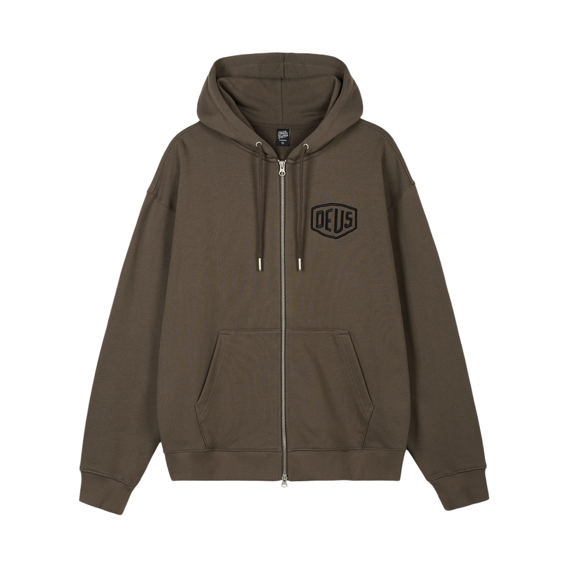 [6% 적립] 데우스 엑스 마키나 서울 컬리지 어드레스 집 후디 올리브([6% 적립] Deus Ex Machina Seoul College Address Zip Hoodie Olive) - 2