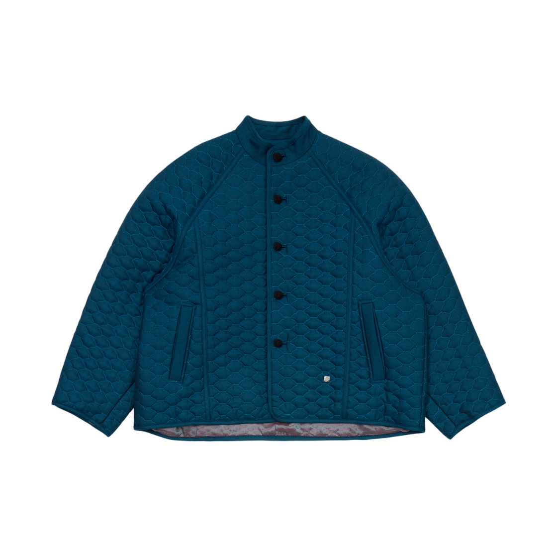 BP01FWJK1401TQ (W) Ader Error Quilted Jacket Product. 12 Turquoise